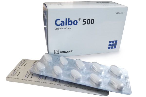 Tab. Calbo -D 500 mg